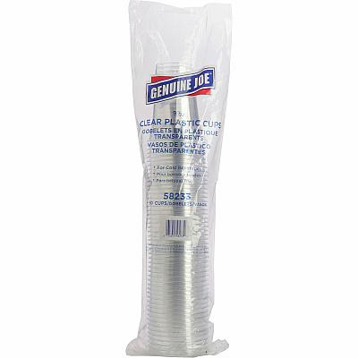 Genuine Joe 9 oz Clear Plastic Cups (GJO58233CT)