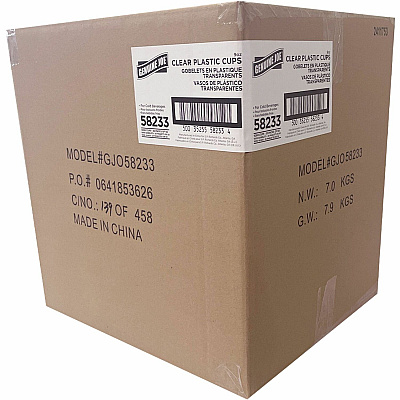 Genuine Joe 9 oz Clear Plastic Cups (GJO58233CT)