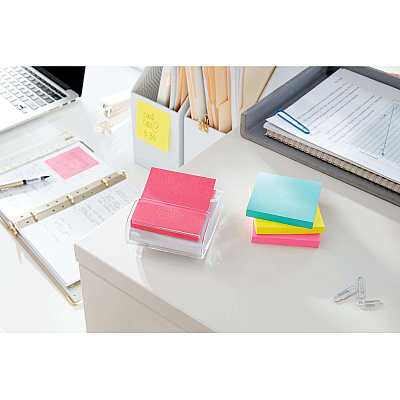 Post-it Super Sticky Dispenser Notes - Supernova Neons Color Collection (MMMR33010SSMIA)