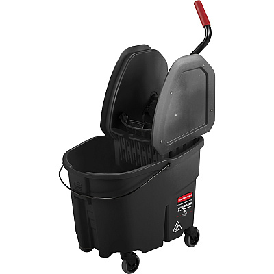 Rubbermaid Commercial WaveBrake Down Press Mop Bucket (RCP1863898)