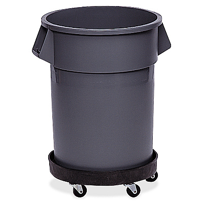 Rubbermaid Commercial Universal Drum Dolly (RCP265000BK)