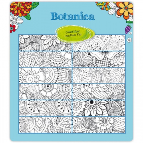 Blueline DoodlePlan Desk Pad - Botanica (C2917311)