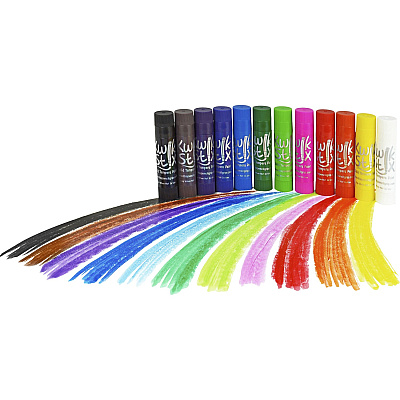The Pencil Grip Kwik Stix 12-color Solid Tempera Paint (TPG602)
