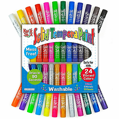 The Pencil Grip Tempera Paint 24-color Mess Free Set (TPG604)