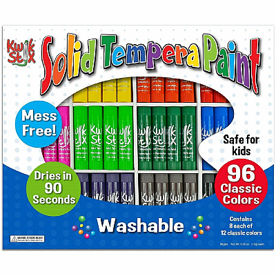 The Pencil Grip Kwik Stix 96-Piece Tempera Paint Sticks (TPG696)