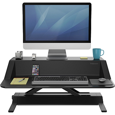 Fellowes Lotus Sit-Stand Workstation - Black (FEL0007901)