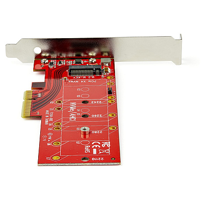 StarTech X4 Pci Express 3.0 To M.2 Pcie Ssd Adapter - M.2 Ngff Ssd (nvme Or Ahci) Adapter Card - X4 Pcie Expansion Bay Adapter - Supports 'm'key M.2 Pcie Ssd (PEX4M2E1)