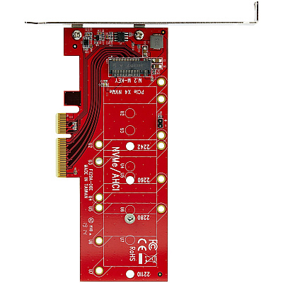 StarTech X4 Pci Express 3.0 To M.2 Pcie Ssd Adapter - M.2 Ngff Ssd (nvme Or Ahci) Adapter Card - X4 Pcie Expansion Bay Adapter - Supports 'm'key M.2 Pcie Ssd (PEX4M2E1)