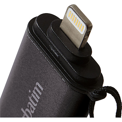 Verbatim 32GB Store 'n' Go Dual USB 3.2 Gen 1 Flash Drive for Apple Lightning Devices - Graphite (49300)