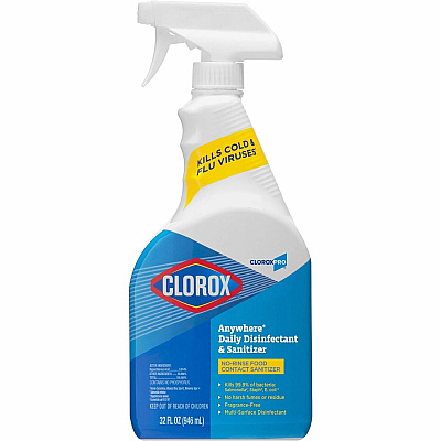 CloroxPro Anywhere Daily Disinfectant and Sanitizer (CLO01698CT)