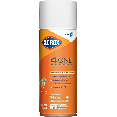 CloroxPro 4 in One Disinfectant & Sanitizer (CLO31043CT)
