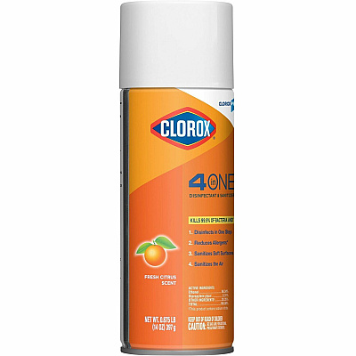CloroxPro 4 in One Disinfectant & Sanitizer (CLO31043CT)