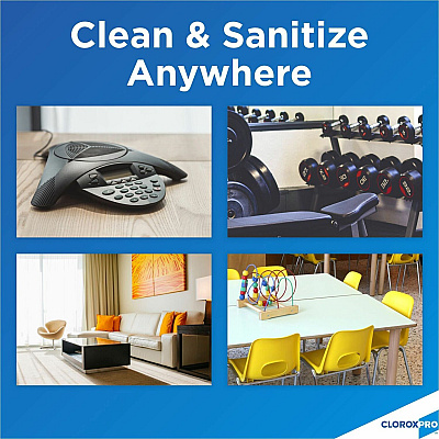 CloroxPro 4 in One Disinfectant & Sanitizer (CLO31043CT)
