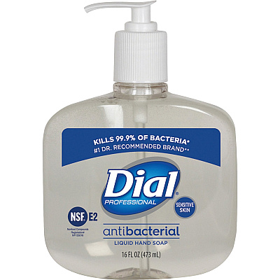 Dial Sensitive Skin Antibacterial Liquid Hand Soap (DIA80784)