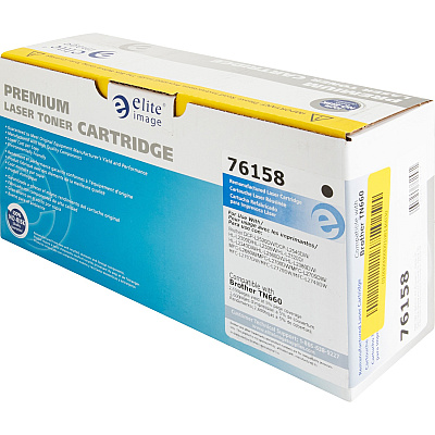 Elite Image Remanufactured Toner Cartridge - Alternative for Brother (TN660) (ELI76158)