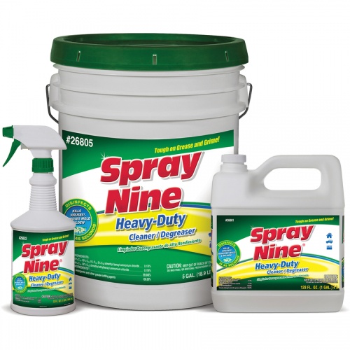 Spray Nine Heavy-Duty Cleaner/Degreaser w/Disinfectant (26832CT)