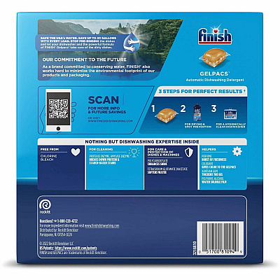FINISH All-n-1 Detergent Gelpacs (RAC81181CT)