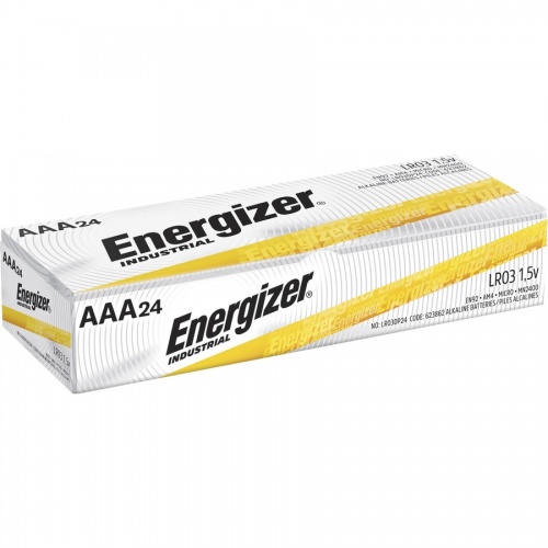 Energizer Industrial Alkaline AAA Battery Boxes of 24 (EN92CT)