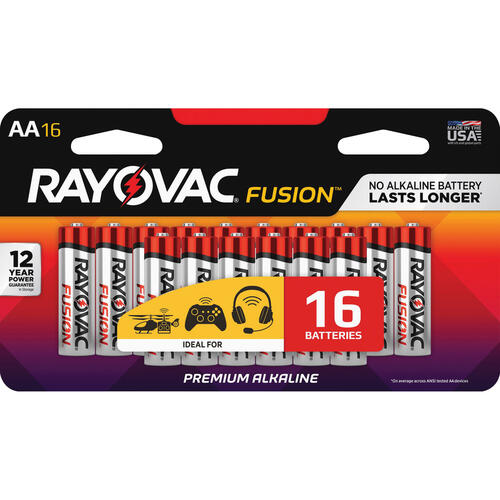 Rayovac Fusion Alkaline AA Batteries (81516SCTFUCT)