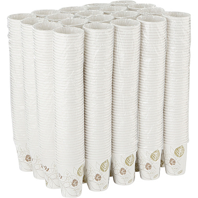 Dixie Pathways 12 oz Paper Hot Cups By GP Pro (DXE2342PATH)
