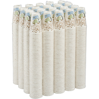 Dixie PerfecTouch 16 oz Insulated Paper Hot Coffee Cups by GP Pro (DXE5356CDCT)