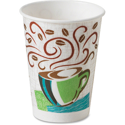 Dixie PerfecTouch 16 oz Insulated Paper Hot Coffee Cups by GP Pro (DXE5356CDCT)