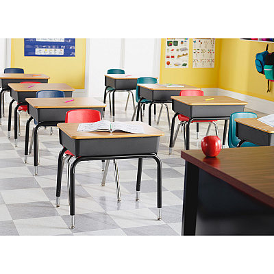 Lorell 16" Seat-height Student Stack Chairs (LLR99888)
