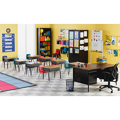 Lorell 16" Seat-height Student Stack Chairs (LLR99888)