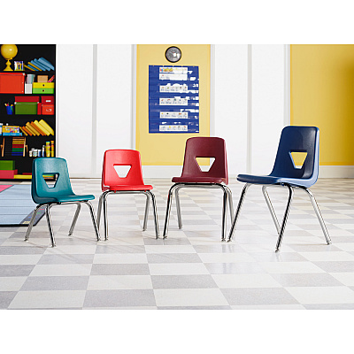 Lorell 18" Seat-height Student Stack Chairs (LLR99892)