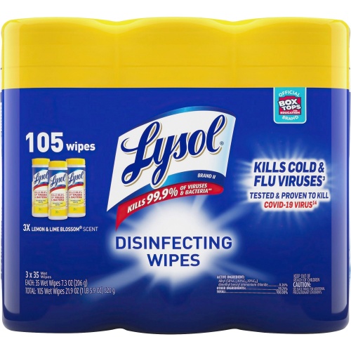 LYSOL Disinfecting Wipes 3-pack (82159CT)