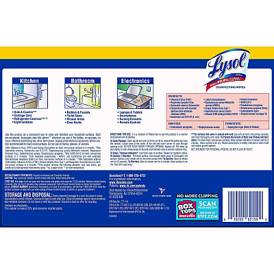 LYSOL Disinfecting Wipes 3-pack (RAC82159CT)