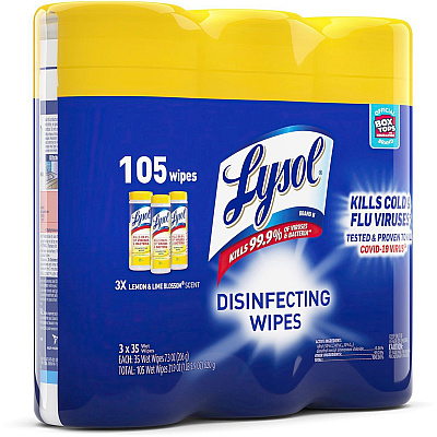 LYSOL Disinfecting Wipes 3-pack (RAC82159CT)