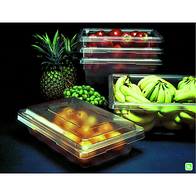 Rubbermaid Commercial 3-1/2 Gallon Clear Food/Tote Box (RCP330900CLRCT)