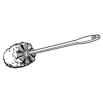 Rubbermaid Commercial Toilet Bowl Brush (RCP631000WECT)