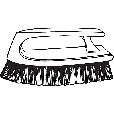Rubbermaid Commercial Iron Handle Scrub Brush (RCP6482COBCT)