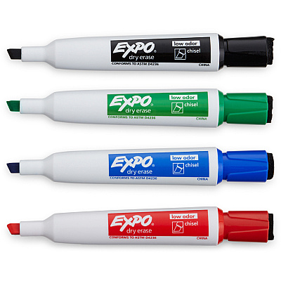 EXPO Eraser Cap Magnetic Dry Erase Marker Set (SAN1944728)