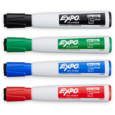 EXPO Eraser Cap Magnetic Dry Erase Marker Set (SAN1944728)