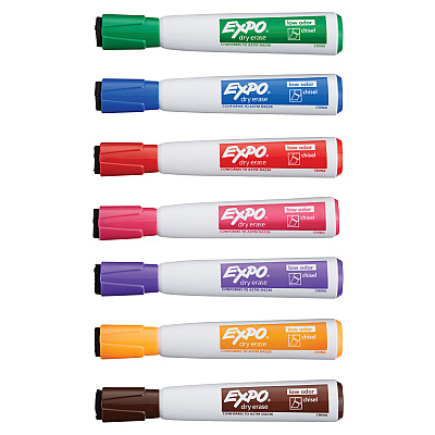 EXPO Eraser Cap Magnetic Dry Erase Marker Set (SAN1944741)