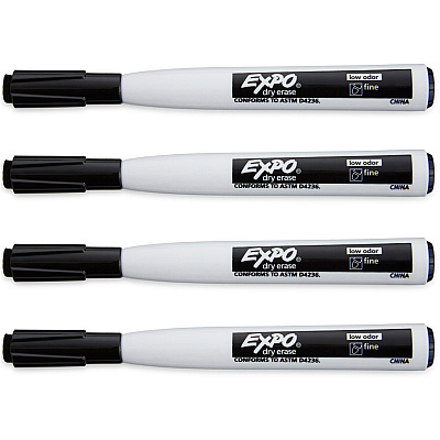 EXPO Eraser Cap Fine Magnetic Dry Erase Markers (SAN1944745)