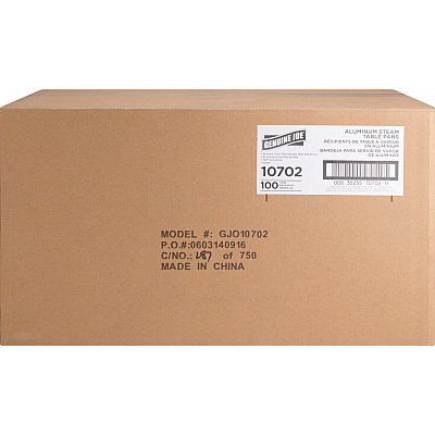 Genuine Joe Half-size Disposable Aluminum Pan (GJO10702)