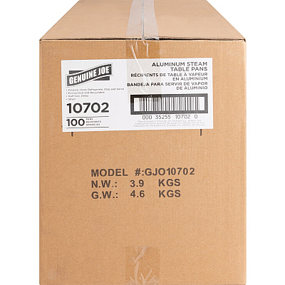 Genuine Joe Half-size Disposable Aluminum Pan (GJO10702)