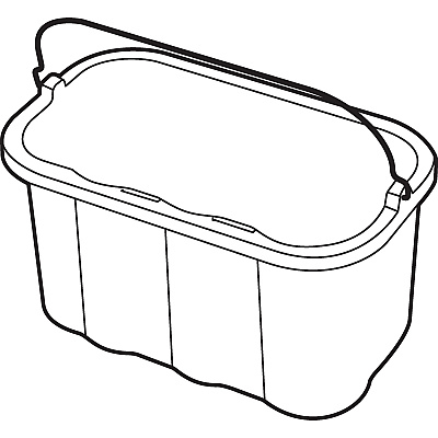 Rubbermaid Commercial 10-quart Sanitizing Caddy (RCP9T8200YWCT)