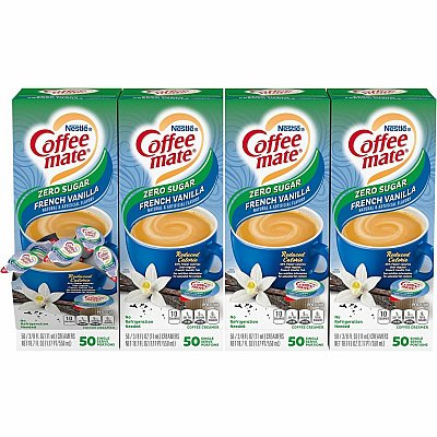 Coffee-mate Coffee-mate Zero-Sugar Liquid Coffee Creamer Singles (NES91757CT)