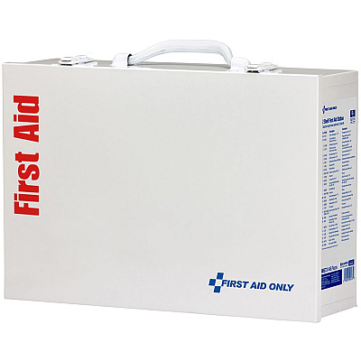 First Aid Only 2-Shelf First Aid Cabinet with Medications - ANSI Compliant (FAO90573)