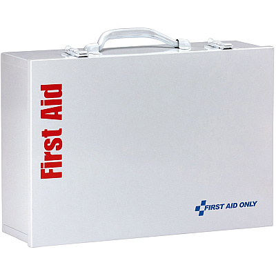 First Aid Only 2-Shelf First Aid Cabinet with Medications - ANSI Compliant (FAO90573)