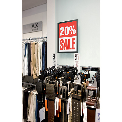 Durable DURAFRAME Self-Adhesive Magnetic Letter Sign Holder (DBL476801)