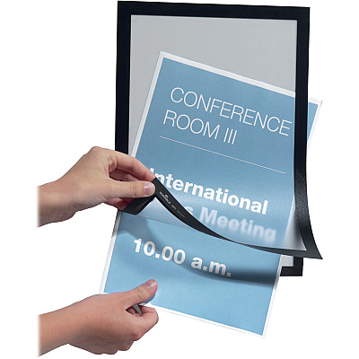 Durable DURAFRAME Self-Adhesive Magnetic Letter Sign Holder (DBL476801)