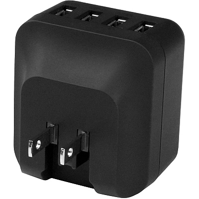 StarTech 4-port Usb Wall Charger 34w / 6.8a (USB4PACBK)