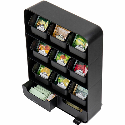 Mind Reader EMS Mind Tea Organizer (EMSTBORGBLK)