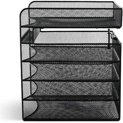 Safco Onyx Horizontal Hanging Desktop Storage (SAF3240BL)